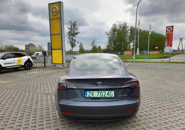 Tesla Model 3 cena 149900 przebieg: 57653, rok produkcji 2020 z Olecko małe 232